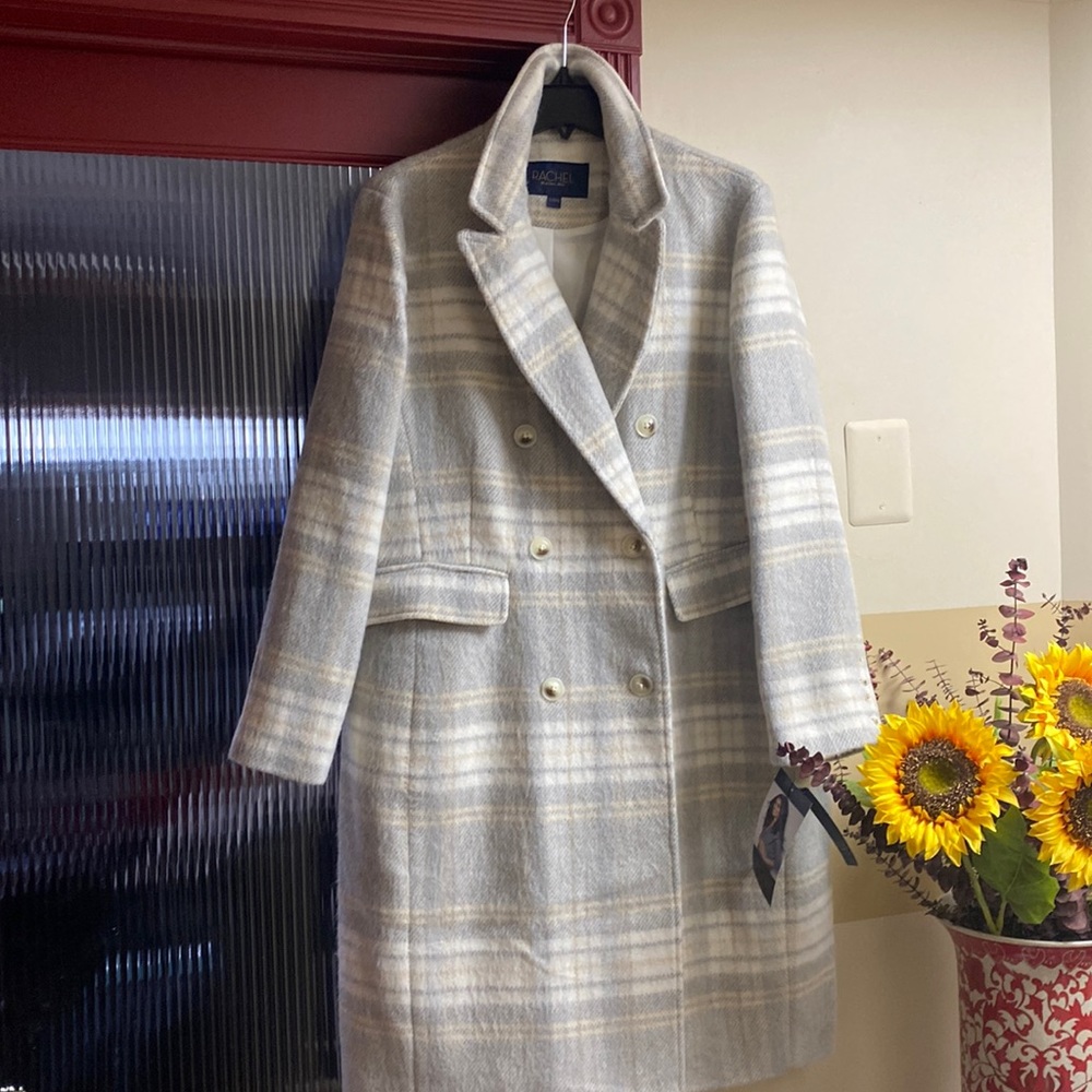 Rachel Roy Gorgeous Double Breasted Long Coat New With Tags